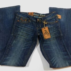 Antique Rivet Amanda Memphis Boot Cut Jeans Sz 24